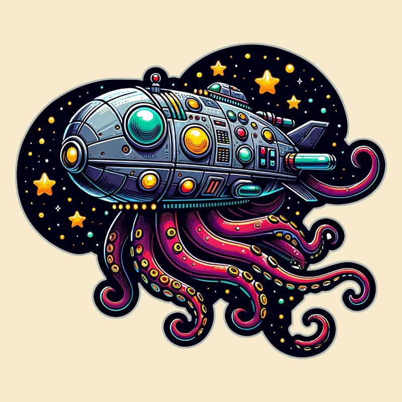 Vaisseau spatial Fancy Octopus