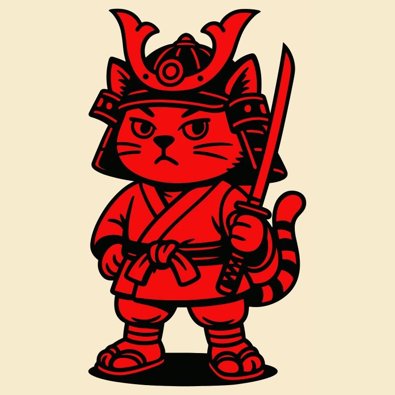 Samurai Katze