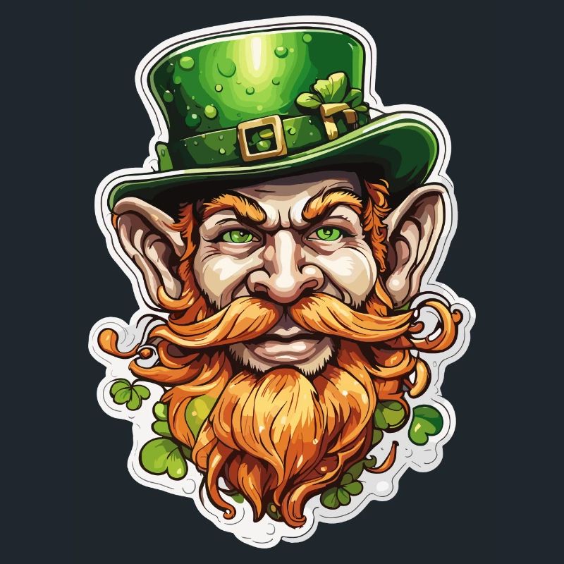 Leprechaun / Leprechaun / Vert / Gingembre / Irlande
