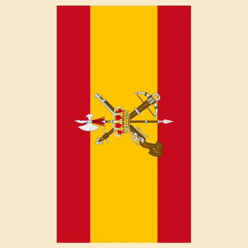 Telefonische Affäre der Flagge der spanischen Legion