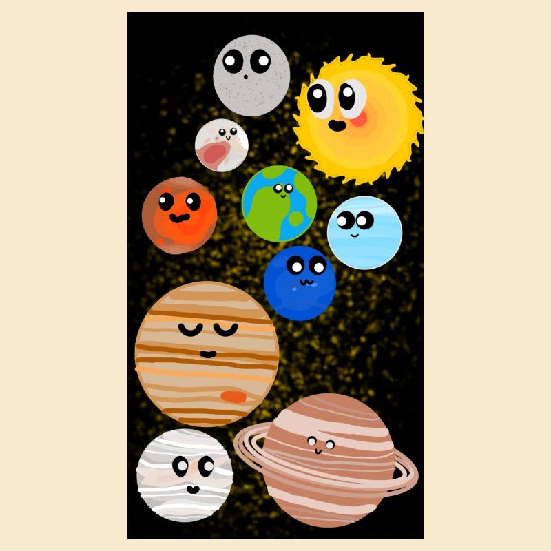 Planètes mignonnes