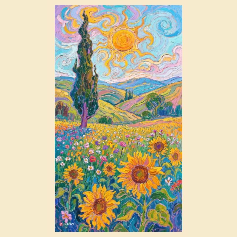 Sonnenblumen im Impressionismus