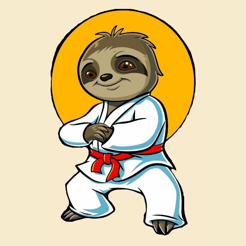 Cute Sport Sloth