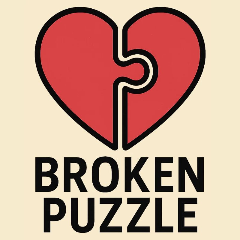 Conception de coeur perplexe