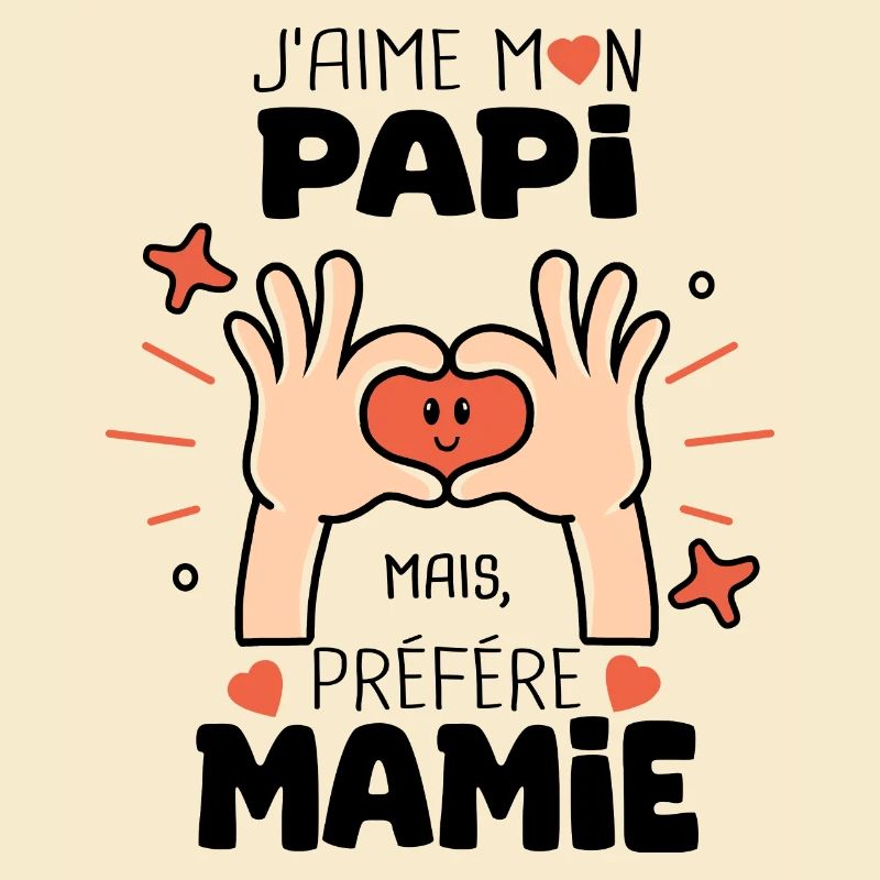 j'aime mon papi préfére mamie naissance bébé