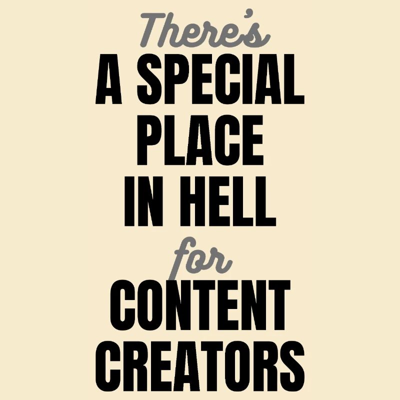 Special Place in Hell - Funny Creator Quote - Dark