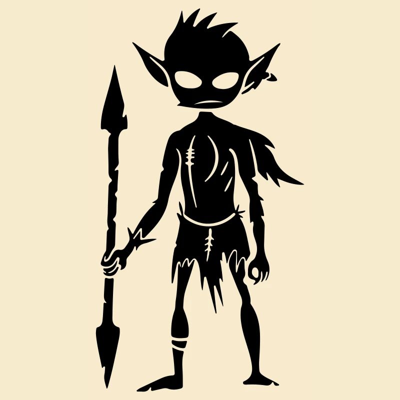 Goblin Ork Figur