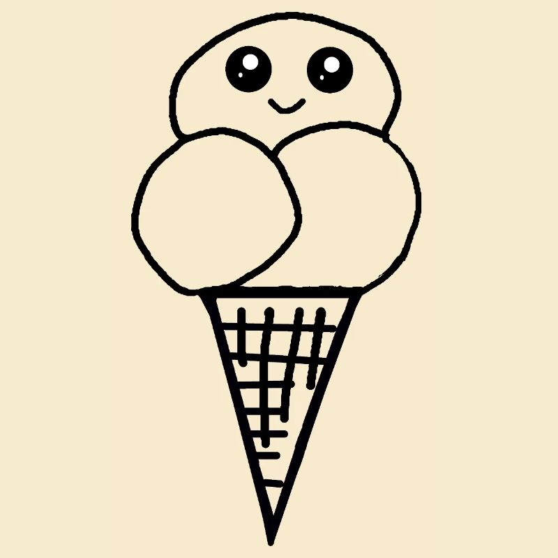 Eis Eiswaffel Eistüte Eiscreme Eiskrem