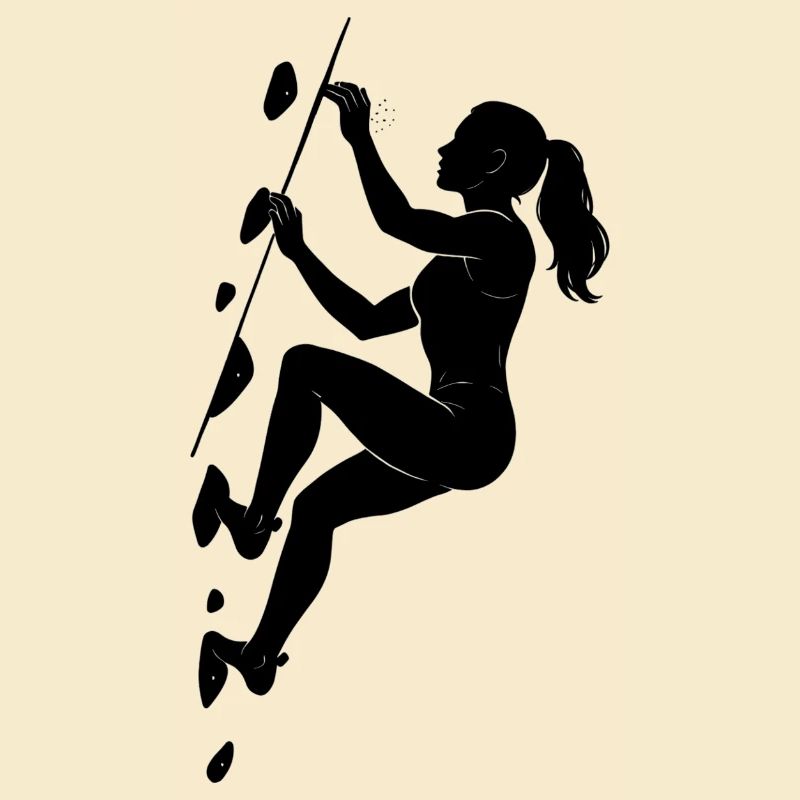 Silhouette de Boulder – Esthétique & Focus sur la craie