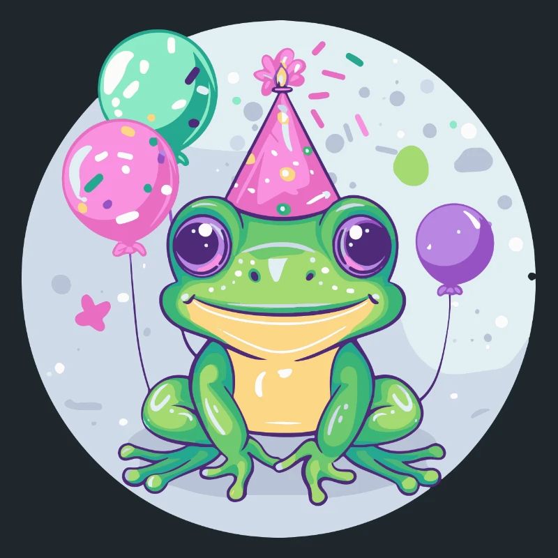 Frog Birthday Comic