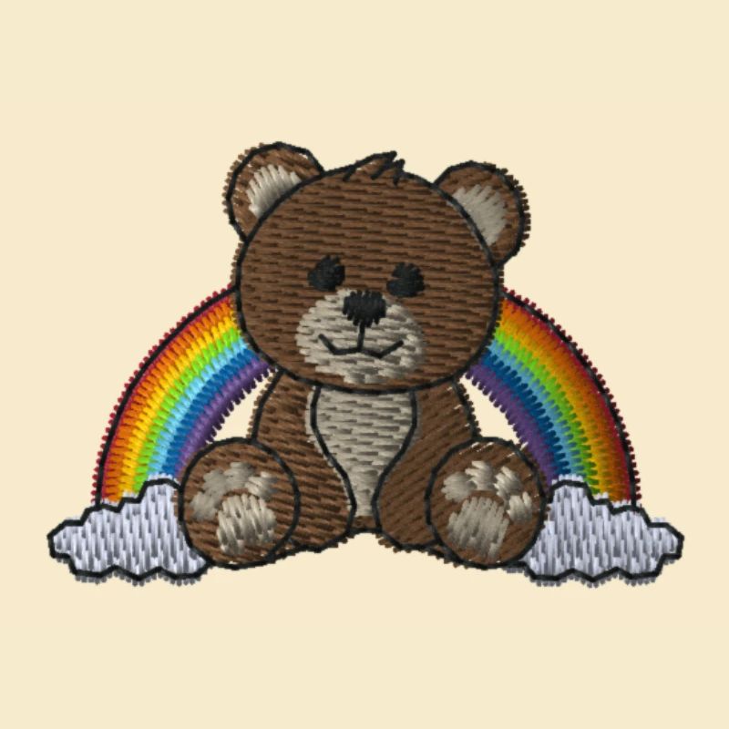 Rainbow Teddy