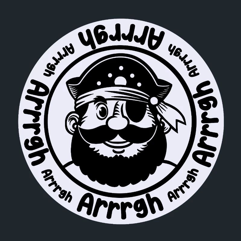 Drôle de pirate avec cache-œil