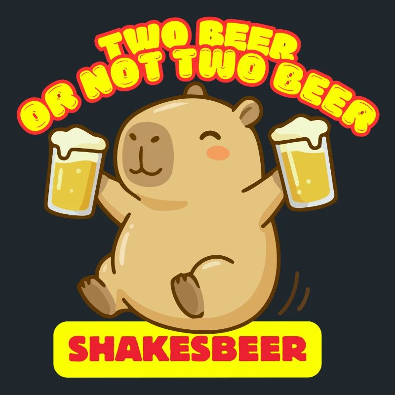 Two Beer Or Not Two Beer - Shakesbeer - Capybara
