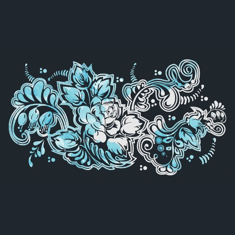 Blue Flower Pattern