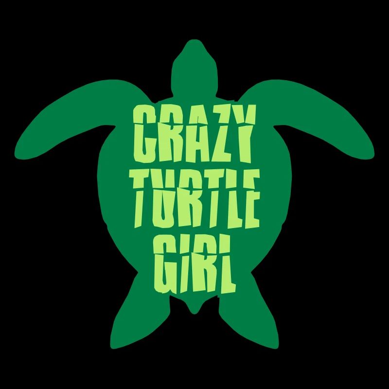 Fille tortue folle