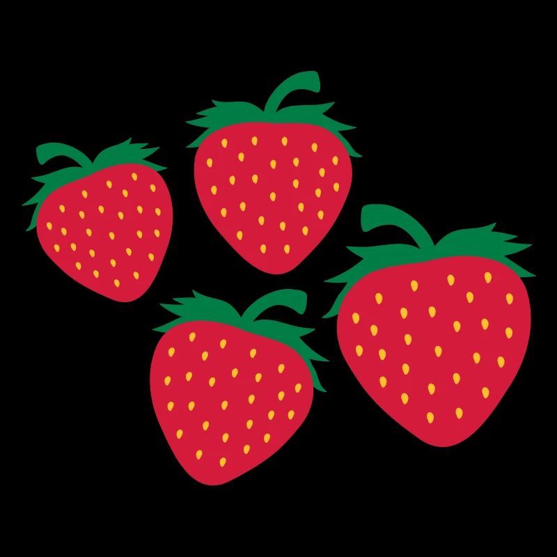 4 Leckere Erdbeere