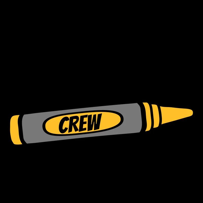 Kindergarten Crew Wax Crayon Team