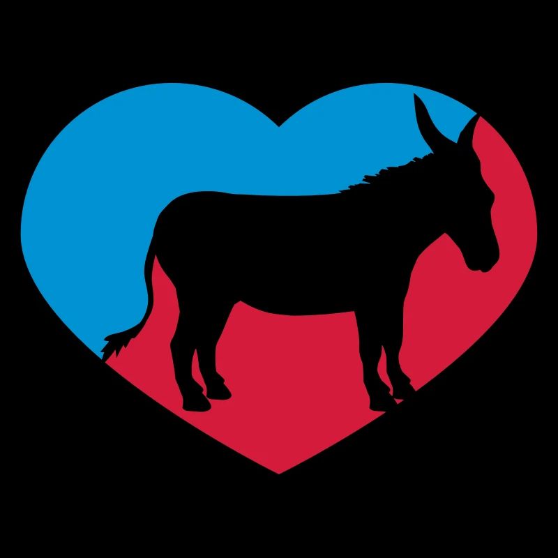 herz i love liebe esel pferd pony klein packesel l