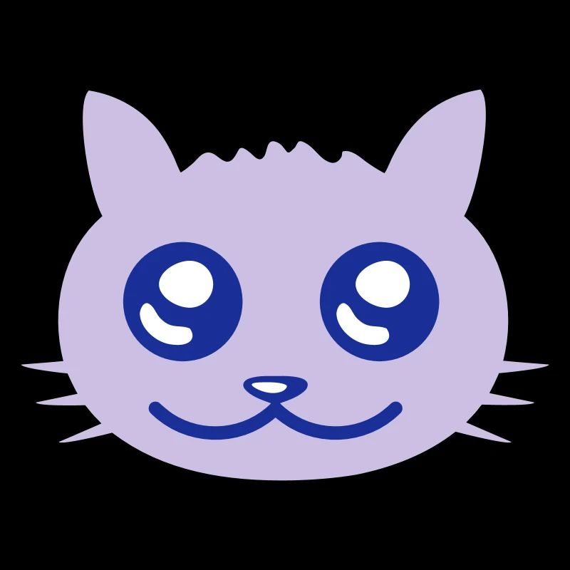 Jolie chatte Ayant l’air heureuse Joyeuse Souriante