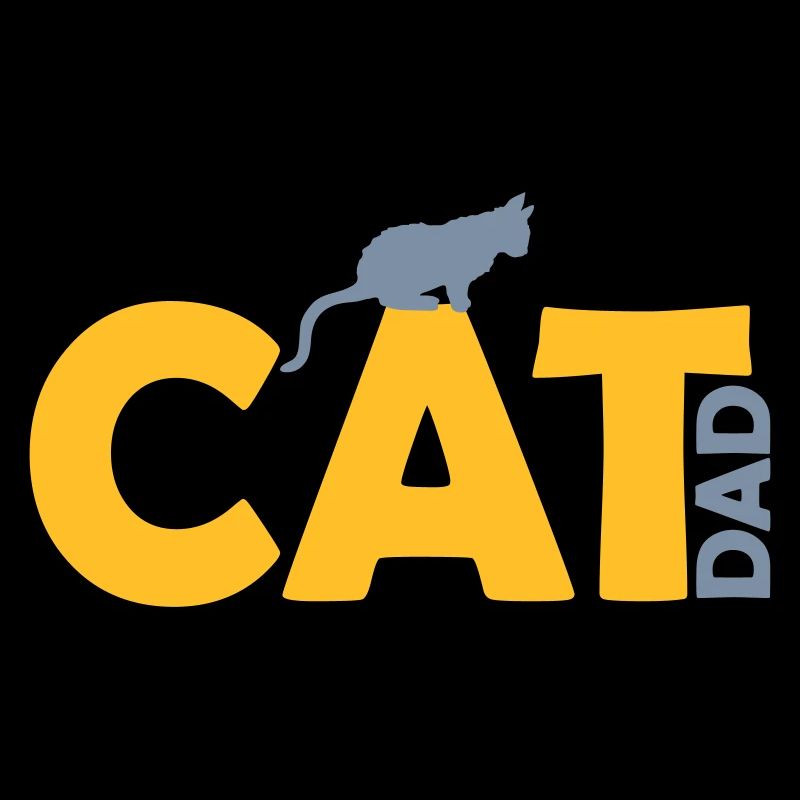 Conception du logo Cat Dad