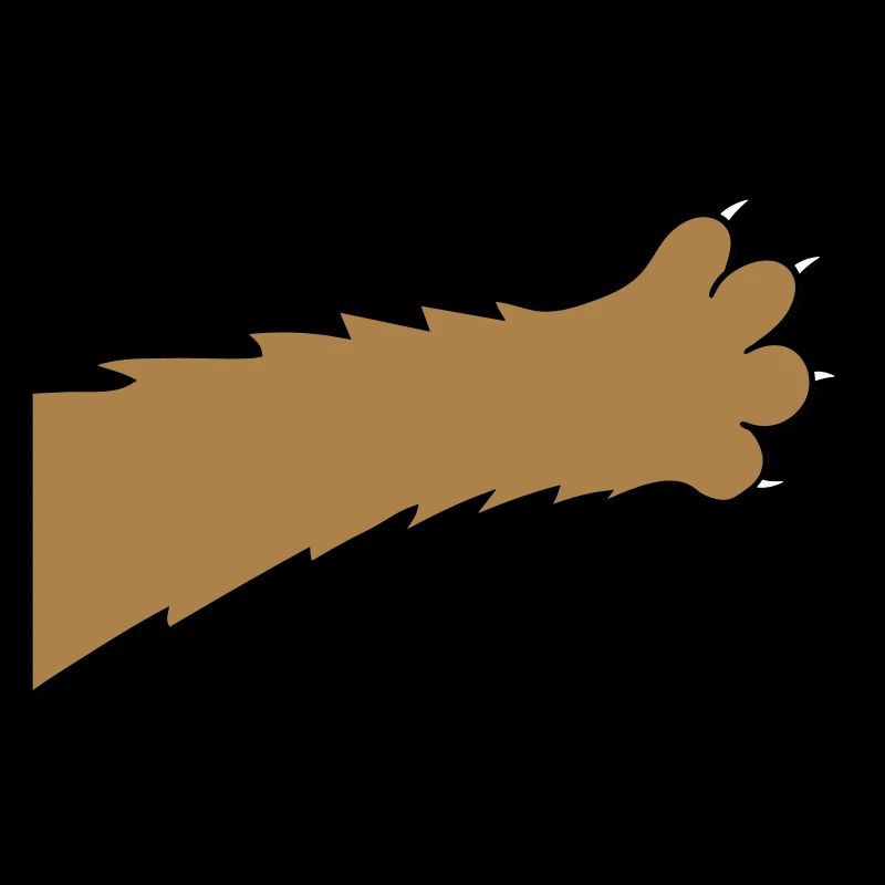 Chats, griffes, pattes, pattes, griffes acérées, grattage