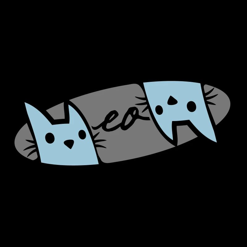 Meow 2 Katzen Logo