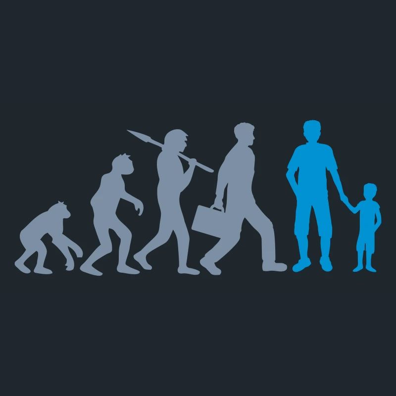 Young Papa Evolution Child