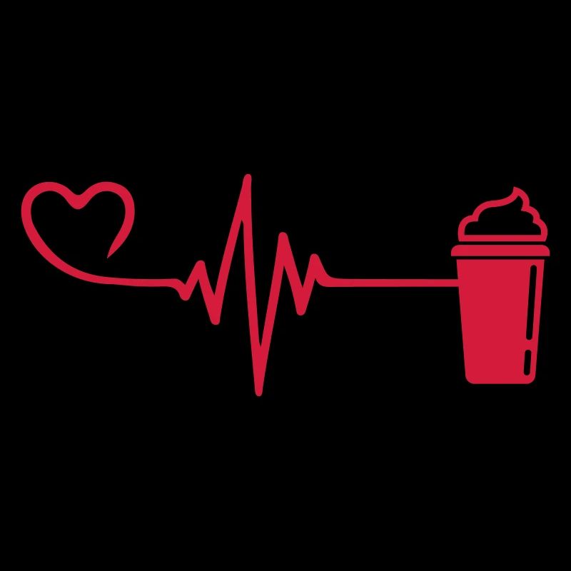 Kaffee Icon Puls herzschlag liebe