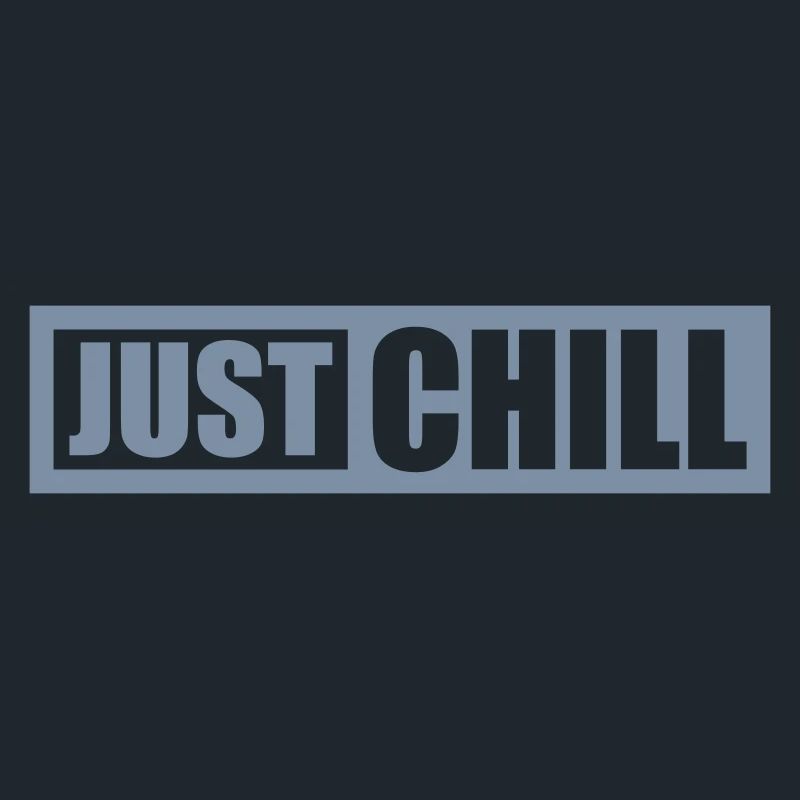 Logo Just Chill Texte