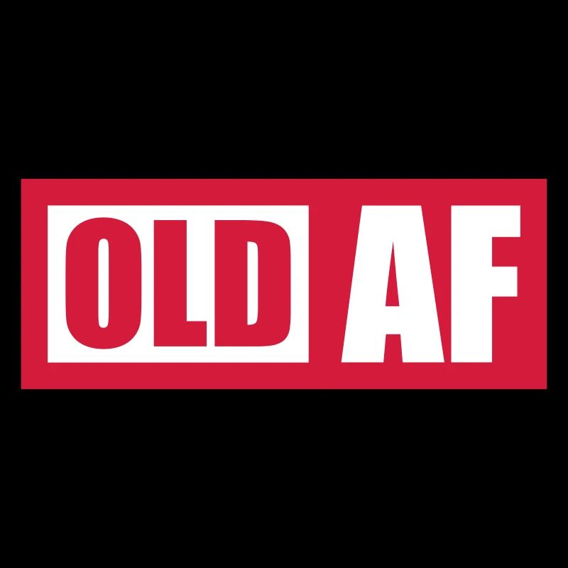 old AF Text Logo