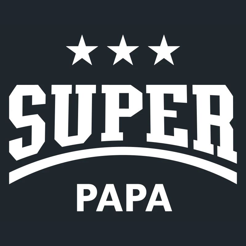 Super Papa (Daddy / Dad / White)