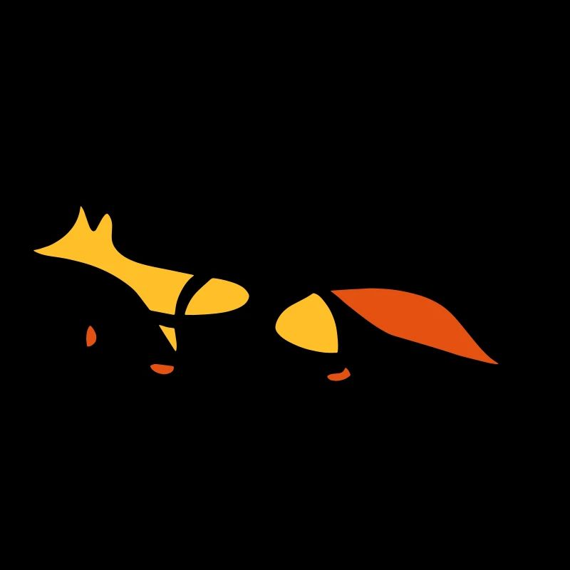 Fox - Line Art - Choose your color