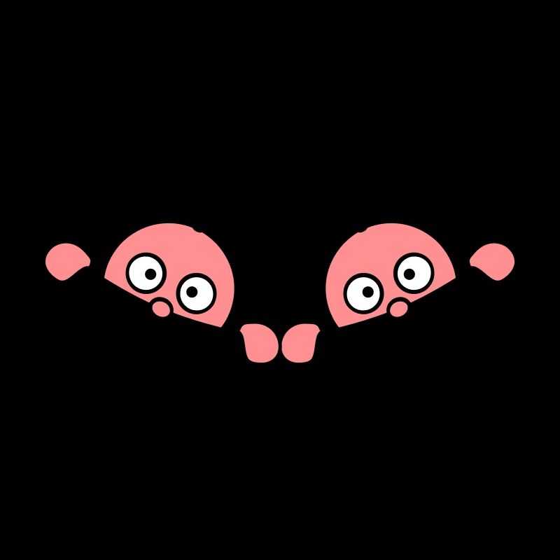 Comic Twins Peeking Out Belly 2 Bébés Enceintes
