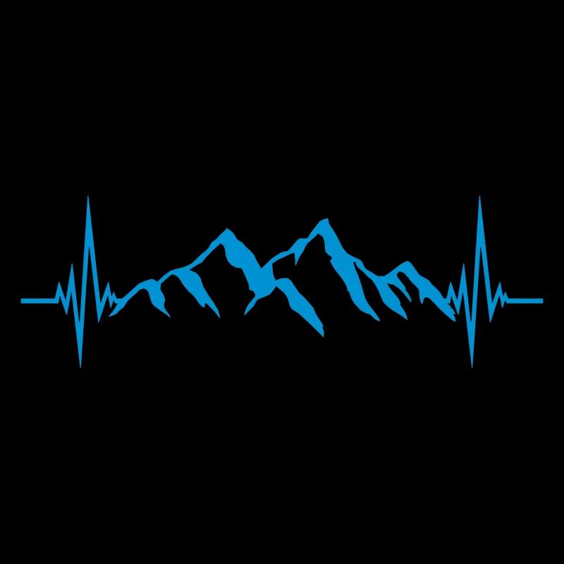 Berge Puls Landschaft Silhouette