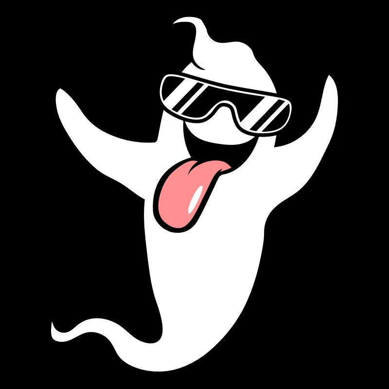 cool sunglasses grimace ghost ghost laugh