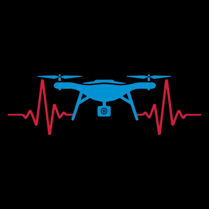 Heartbeat Drone Drone ECG | Les couleurs peuvent être changées