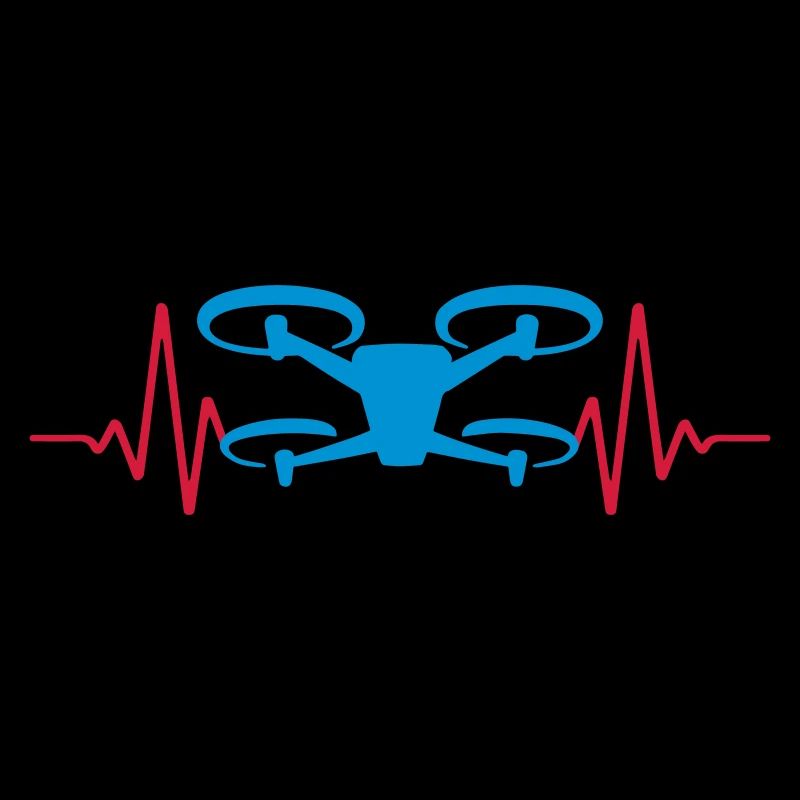 Heartbeat Drone Drone ECG | Les couleurs peuvent être changées
