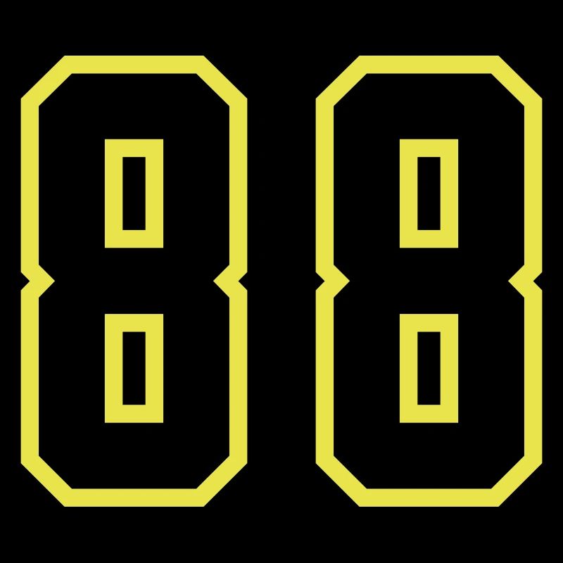 Maillot à numéros 88