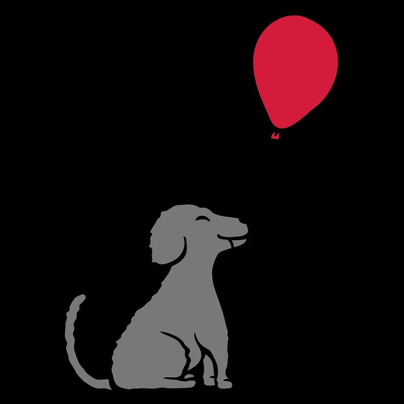 Luftballon Hund cool sitzend