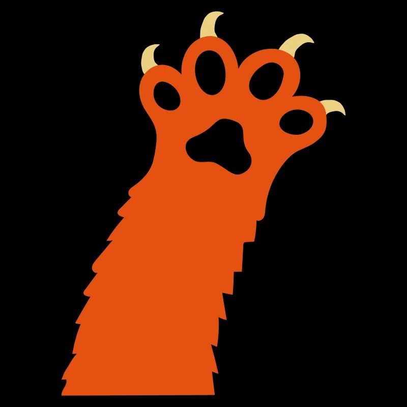 Cats Claws Paws Paws Claws Silhouette