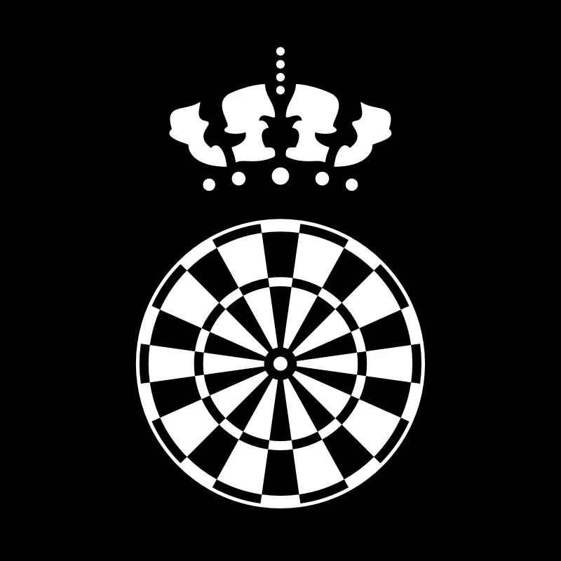 Dart Scheibe Krone