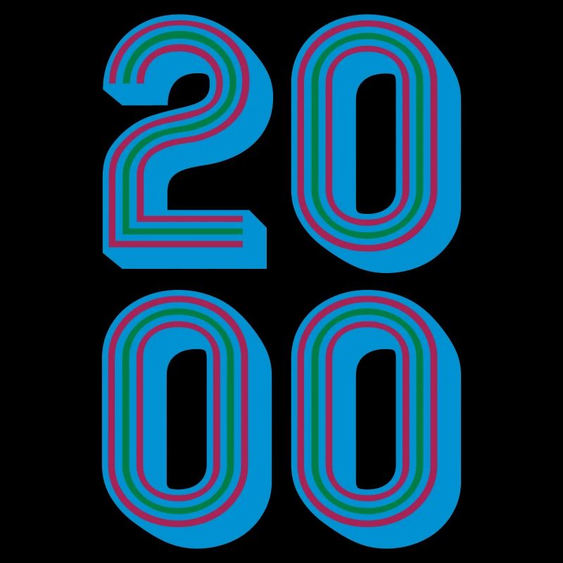 2000 Geburtsjahr | Farben änderbar