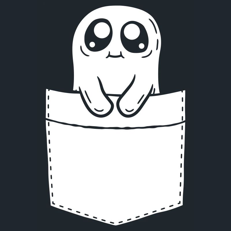 Comic Ghost Take Chest Pocket