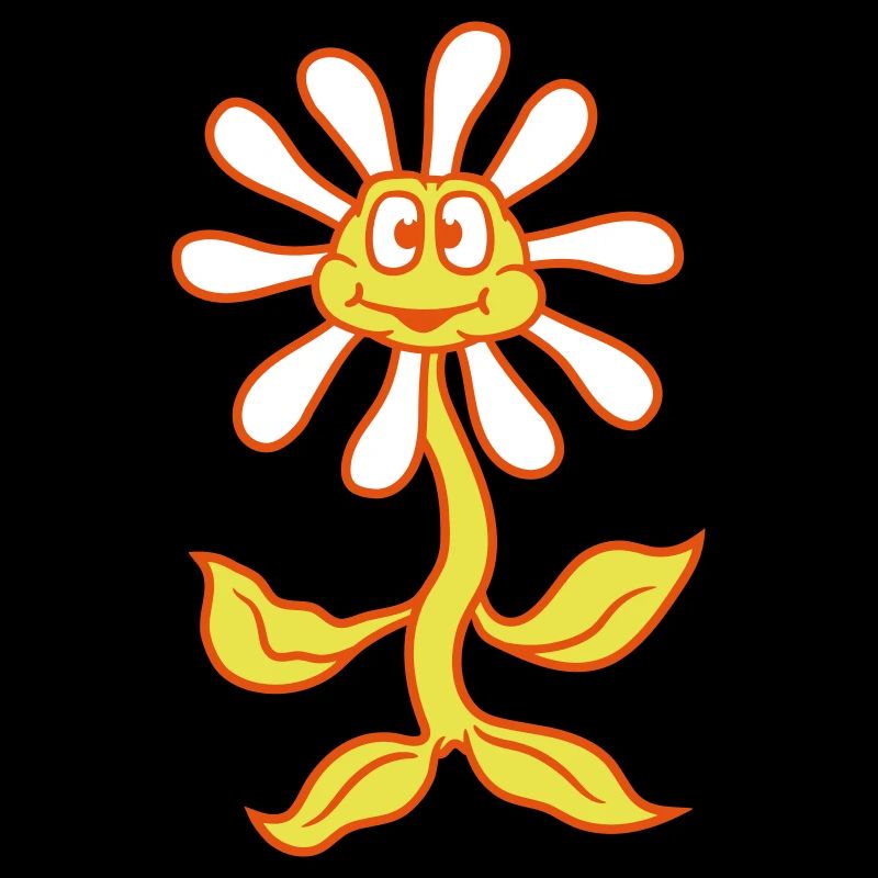 Petit tournesol fleur de soleil visage heureux
