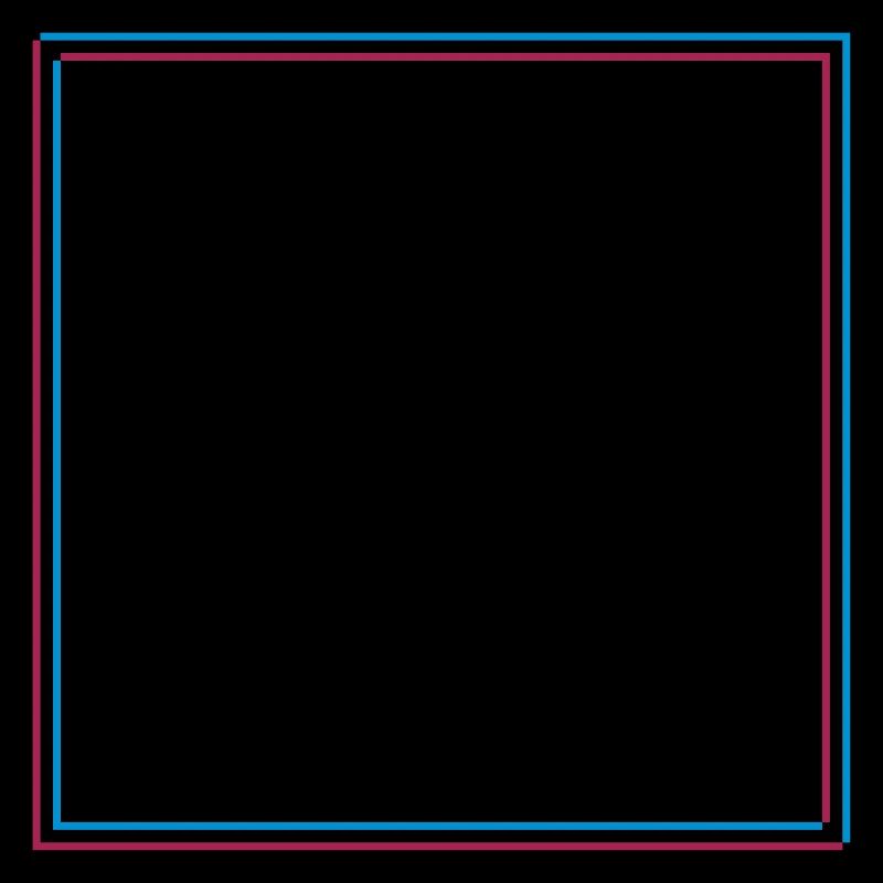 Rectangle carré 3D