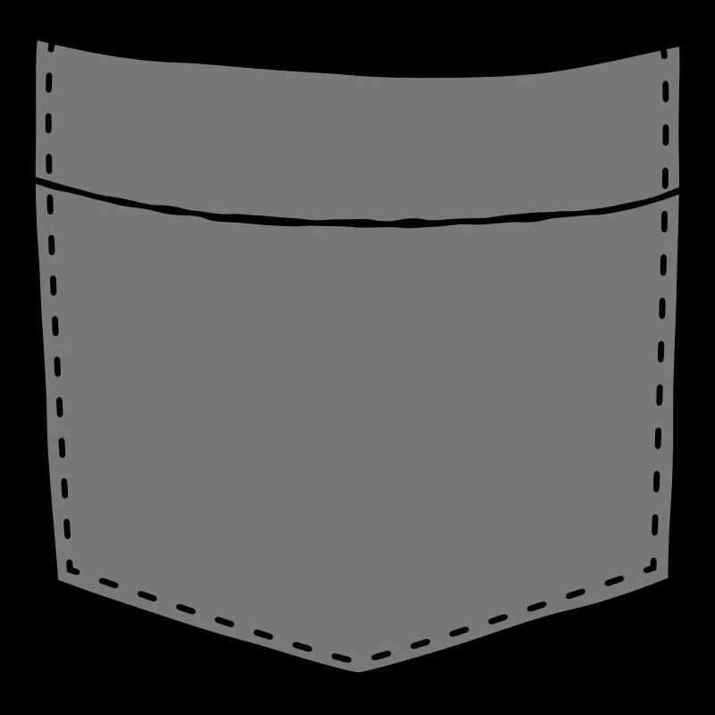 Conception de poche de poitrine vide