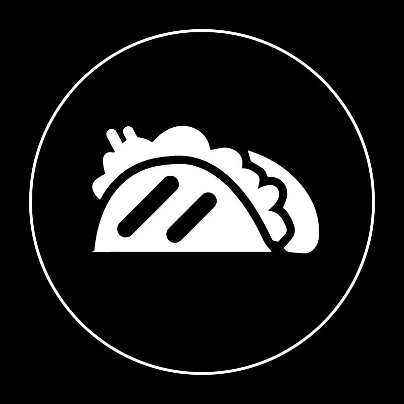 Taco Burrito Symbol à emporter