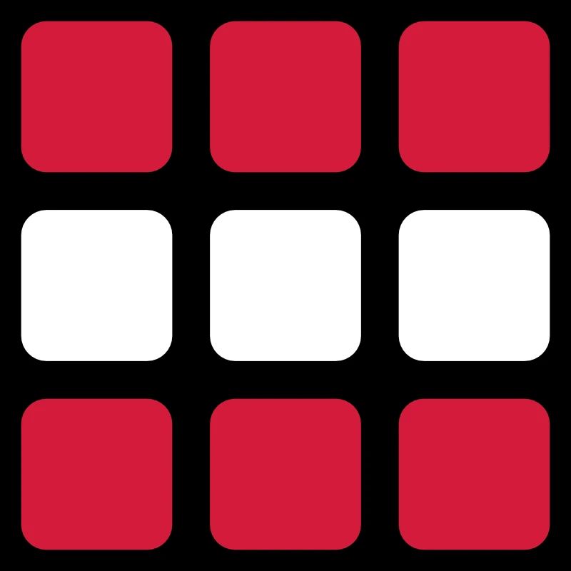 Drapeau - Carrés Tricolore - VECTOR