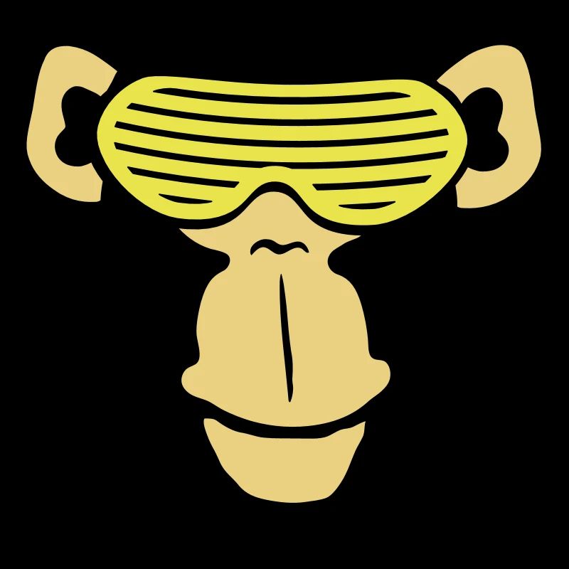 Lunettes de soleil funky Gorilla Cool Party Monkey Fun