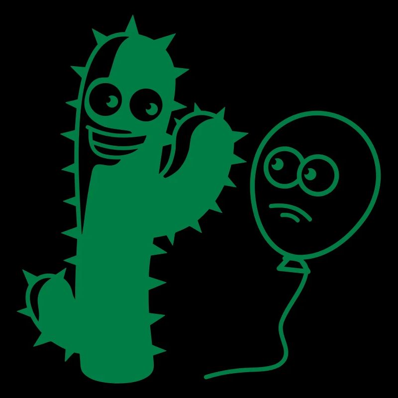 Cactus ballon poignée de main salutation pointes